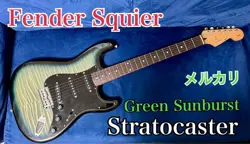 FENDER SQUIER GRADATIONTURQUOISE