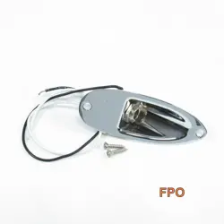 2019 FENDER VINTERA 60S 62 STRATOCASTER OUTPUT JACK CHROME JACK FERRULE W/SCREWS