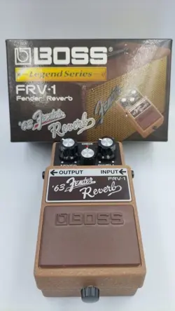 BOSS FENDER FRV-1 REVERB GUITAR EFFECT PEDAL USED