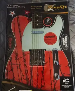 FENDER FACELIFT GUITAR STICKERS DECALS