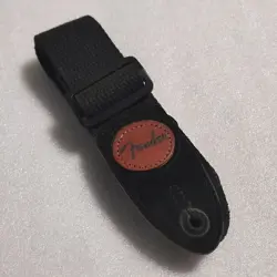 FENDER STRAP GUITAR BLACK VINTAGE BASS EXCELLENT USED ITEMS FROM JAPAN