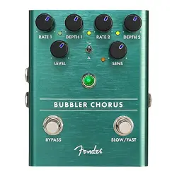 USED  FENDER EFFECTS PEDAL BUBBLER ANALOG CHORUS VIBRATO