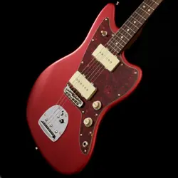 FENDER / FSR HYBRID II JAZZMASTER SATIN CANDY APPLE RED MATCHING HEAD JD24029323