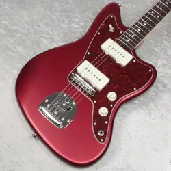 NEW FENDER / FSR HYBRID II JAZZMASTER SATIN CANDY APPLE RED MATCHING HEAD 3.60KG