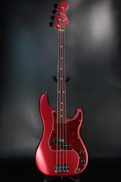 FENDER / MADE IN JAPAN FSR HYBRID II PRECISION BASS SATIN CANDY APPLE RED W/MH