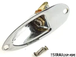 FENDER USA CUSTOM SHOP '66 CLOSET CLASSIC STRAT OUTPUT JACK CHROME VINTAGE