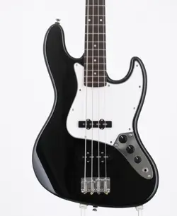 SQUIER BY FENDER AFFINITY JAZZ BASS BLACK USED 2019 POPLAR BODY W/SOFT CASE