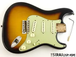 USA FENDER CUSTOM SHOP 1959 RELIC STRATOCASTER LOADED BODY STRAT 2TS
