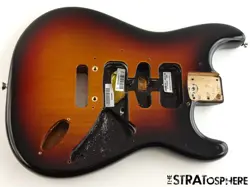 FENDER AMERICAN PROFESSIONAL II STRATOCASTER BODY, STRAT PARTS SUNBURST 3TS
