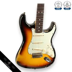 FENDER CUSTOM SHOP 1963 STRATOCASTER HEAVY RELIC 3COLOR SUNBURST