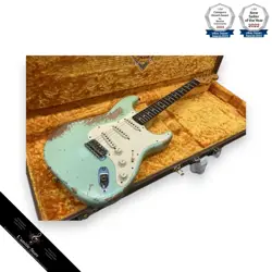FENDER CUSTOM SHOP 1959 STRATOCASTER HEAVY RELIC SURF GREEN ALDER BODY JUMBO FR