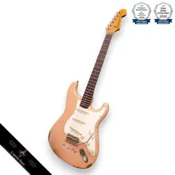 FENDER CUSTOM SHOP 2019 ROASTED TOMATILLO STRATOCASTER RELIC SHELL PINK