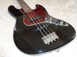 2000 FENDER DELUXE ACTIVE 4 STRING JAZZ BASS MIM BLACK ROSEWOOD FINGERBOARD