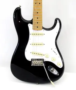 FENDER STRATOCASTER HYBRID '68 ST BLACK MADE IN JAPAN ELECTRIC GUITAR