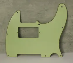 AGED TELECASTER PICKGUARD FOR USA FENDER TELE HUMBUCKER - MINT GREEN -  AGP071