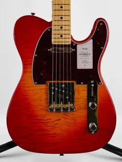 FENDER 2024 COLLECTION MADE IN JAPAN HYBRID II TELECASTER SUNSET ORANGE TRANSPAR