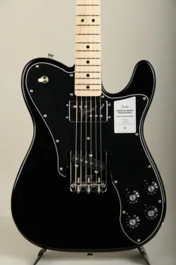 FENDER MADE IN JAPAN TRADITIONAL 70S TELECASTER CUSTOM MN BLACK S N JD24024974