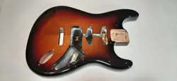 2012 FENDER AMERICAN SPECIAL STRATOCASTER BODY IN A TOBACCO SUNBURST FINISH