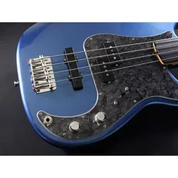 FENDER USED TONY FRANKLIN FRETLESS PRECISION BASS LAKE PLACID BLUE '21 SAFE DELI