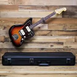 FENDER AMERICAN PROFESSIONAL II JAZZMASTER GUITAR WITH CASE, 3-COLOR SUNBURST