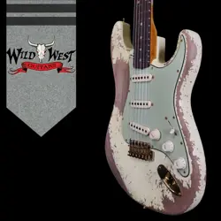 FENDER CUSTOM SHOP WWG 25TH 1960 STRATOCASTER HEAVY RELIC VINTAGE WHITE 7.85 LBS