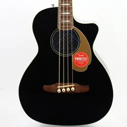 FENDER KINGMAN V2 ACOUSTIC-ELECTRIC BASS | BLACK W MATCHING HEADSTOCK