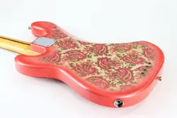 PINK PAISLEY RED