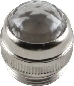 CLEAR VINTAGE F STYLE AMPLIFIER PILOT LAMP JEWEL TUBE AMP LIGHT LENS