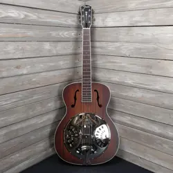 FENDER PR-180E RESONATOR GUITAR AS IS CRACKED NECK