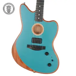 2021 FENDER USA ACOUSTASONIC JAZZMASTER OCEAN TURQUOISE
