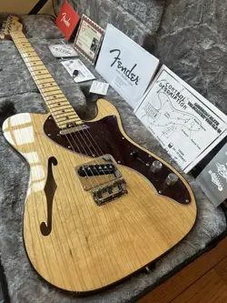 2017 FENDER AMERICAN ELITE TELECASTER THINLINE - NATURAL