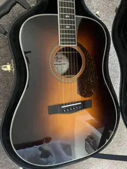 FENDER PARAMOUNT SERIES PM-1 DELUXE ACOUSTIC ELECTRIC GUITAR W/ CASE