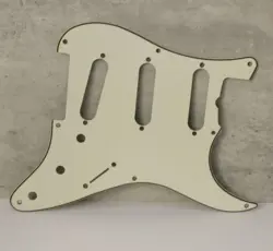 AGED 57 59 PICKGUARD FOR FENDER STRAT WIDE BEVEL 8 HOLES PARCHMENT WHITE - AGP28