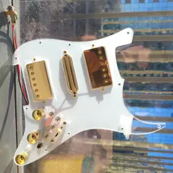 HSH PREWIRED LOADED PICKGUARD TRANSPARENCY PICK GUARD FOR FENDER STRAT GUITAR