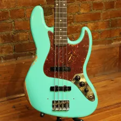 FENDER CUSTOM SHOP '64 JAZZ BASS RELIC 2024 - SEAFOAM GREEN