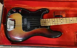 1975 FENDER PRECISION BASS LH LEFTY EXCELLENT CONDITION 