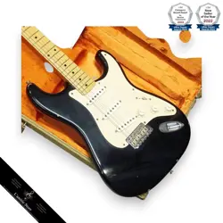 FENDER CUSTOM SHOP '56 STRATOCASTER RELIC BLACK  2005  ALDER BODY