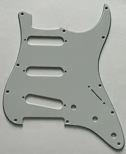 PARCHMENT PICKGUARD FIT FENDER 11 HOLE MODERN-STYLE STRAT SSS GUITAR PARTS