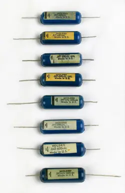 AJAX .047 @ 600V BLUE MOLDED CAPACITOR FENDER - MAGNATONE