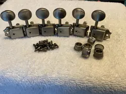 GENUINE USA FENDER TUNERS W-NICKEL RELIC FINISH