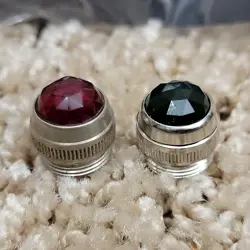 GENUINE FENDER ON/OFF GREEN & RED AMP JEWEL INDICATOR TUBE AMPLIFIER