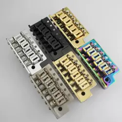 52.5MM BRIDGE W/ TREMOLO FITS FENDER STRAT ELECTRIC GUITAR - GOLD/BLACK/SILVER