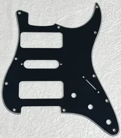 NEW GREAT-FOR FENDER STRATOCASTER P90 PICKUP STRAT PICKUP GUITAR PICKGUARD BLACK