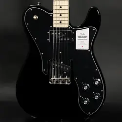 FENDER MADE IN JAPAN TRADITIONAL 70S TELECASTER CUSTOM MAPLE BLACK SN JD24027170