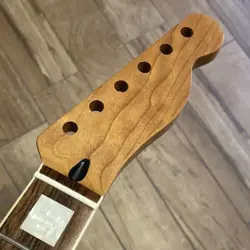 BOUND TELE DELUXE ROASTED MAPLE ROSEWOOD NECK NITRO BLOCK INLAY FITS FENDER TRB1