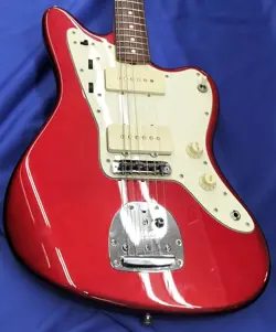 FENDER JAPAN JM66 CAR JAZZMASTER CANDY APPLE RED 2002 ELECTRIC GUITAR W/GIG BAG