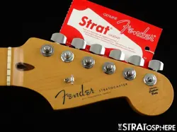 USA FENDER CUSTOM SHOP CLASSIC STRAT NECK & TUNERS AMERICAN C SHAPE MAPLE
