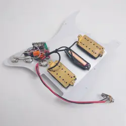 PREWIRED LOADED PICKGUARD WITH HSH HUMBUCKER PICKUPS FOR FENDER STRAT GUITAR