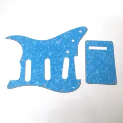 SSS GUITAR PICKGUARD WITH BACK PLATE 11 HOLE FOR FENDER STRAT ELECTRIC GUITAR