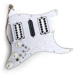 HSH PREWIRED LOADED PICKGUARD WITH HUMBUCKER PICKUPS FOR FENDER GUITAR PARTS